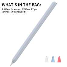 Silicone Skin Sleeve Cover Compatible With Apple Pencil Pro&2nd Generation Protective Sleeve Skin Accessories