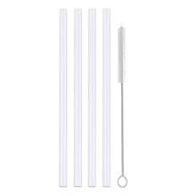 Replacement Straws Compatible With Stanley 14-40 Oz Tumblers, Reusable Long Straws With Straw Cleaning Covers, 12.2 "Plastic Straws For Cup And Bottle Accessories,School Supplies