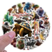 50 件美国山海经贴纸乙烯基贴纸剪贴簿、日记、笔记本电脑、保险杠、滑板、水瓶、电脑、手机、卡通、安全帽、汽车贴纸 - 彩色 - 查看 2