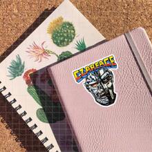 3 Inch Vinyl Stickers, Easy To Apply, Waterproof And Oil-Resistant, Crisp Graphics, Cool CZARFACE Sticker Design With Robotic Face, Vibrant Colors And Unique Style, Perfect For Decorations, Reusable Stickers Suitable For Cars, Laptops, Water Bottles, Books And More,For School Supplies,Back To School - Multicolor - View 4