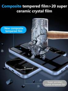 5 件透明钢化玻璃屏幕保护膜，清晰视野，防水，防刮，防碎，兼容 Galaxy A14 5G/A15/A23/A34/A35/A54/S23 FE/A55/S24 FE - 無色 - 查看 4