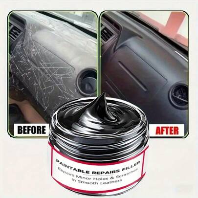 Universal Car Plastic Restoration Agent, Rubber Black Gloss Paste, Tire Blackening Paste, Used For Repair, Fading And Oxidation Restoration Of Automotive Exterior And Interior, Suitable For Car Decoration, Bumpers, And Mirror Housings