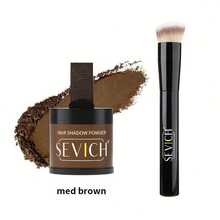 Sevich Hair Shadow Powder Set With Brush, Evenly Mixed Powder, Finely Applied To Instantly Cover Hair And Hair Roots, Waterproof Hair Powder Filler, Natural Styling - Black - View 8