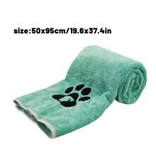 1 confezione di asciugamani ultra-fini in fibra per cani, 50x95cm, super assorbenti e morbidi, asciugamano per toelettatura di animali domestici, adatto per cani grandi, medi o piccoli come prodotti perfetti per doccia e bagno per cani