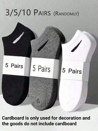 3/5/10双女士黑白条纹袜子白色袜子可爱女孩袜子黑色袜子适合度假、运动、休闲、商务、户外旅行等各种日常穿着