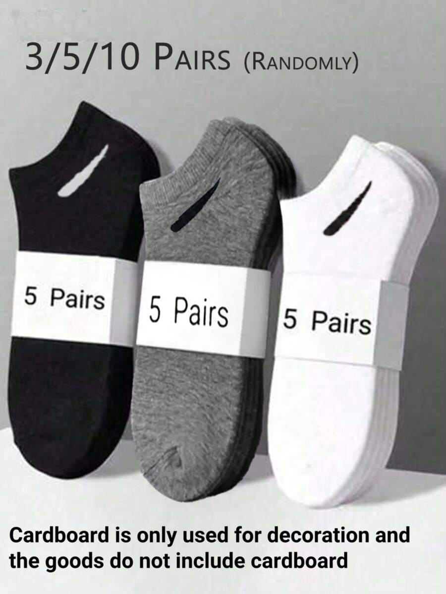 3/5/10 pares de calcetines a rayas blancas y negras para mujer, calcetines blancos, calcetines bonitos para niña, calcetines negros, adecuados para varios usos diarios como vacaciones, deportes, ocio, negocios, viajes al aire libre, etc.
