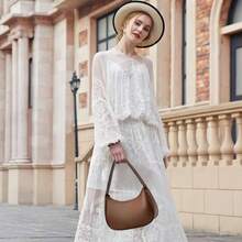 Local Delivery BAIKELI Crescent Shoulder Bags For Women Small Shoulder Purse Handbag Retro Classic Clutch Hobo Tote Bag Underarm Purse - K Coffee - View 2