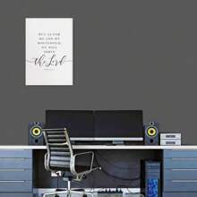 1pc Christian Wall Art, Bible Verse Quotes, Popular NIV Printables, Scripture Gallery Wall, Black And White Prints , Farmhouse Decor Poster Unframed-Style