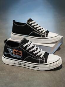 Students' Canvas Shoes, Summer Men's Comfortable Lightweight Breathable New Versatile Popular Casual Athletic Skateboard Shoes For Teenagers