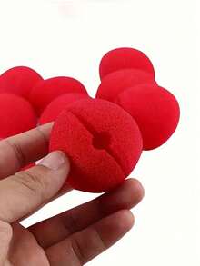 5pcs Sponge Clown Nose Red Nose, Carnival Decoration Stage Props, Soft Sponge For Magic Show And Costume Accessories, Adult Party Decoration, Role Play Masquerade Circus Costume Nose, Clown, Penny Wise, Carnival