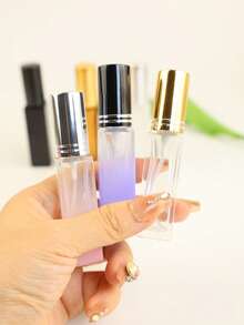 3 szklane butelki z rozpylaczem do perfum o pojemności 10 ml, różowe złoto, aluminiowe butelki z rozpylaczem, z możliwością ponownego napełnienia, doskonały wybór na prezent na Boże Narodzenie i Nowy Rok