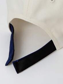 mini bala Kids'Cute Bear Embroidered 2-Tone Hat - Casual Baseball Cap For Daily Wear - Milky White - View 6