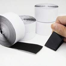 1pc Adhesive Hook & Loop Fastener, Double-Sided Sticky Tape, Self-Adhesive Packaging, Sturdy Hook And Loop Hook And Loop Tape For Daily Fixing, Car, Etc.