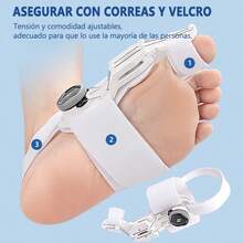 Corrector Aparato Para Juanetes Con Pivote Ajustable( Adecuado tanto para pie izquierdo como derecho) - Negro - Ver 6