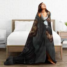 Soft Flannel Blanket, Suitable For Bed, Sofa, Office, Travel - Vivid Pattern Design, Machine Washable, Comfortable For All Seasons, Perfect Gift