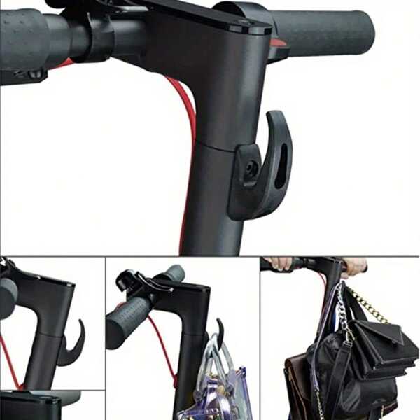 خطاف أمامي من نايلون متوافق مع سكوتر كهربائي محمول M365 Pro 2 1s - اكسسوار مريح لحمل الأكياس