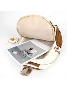 Capybara Backpack For Primary/Secondary School Students - Large Capacity, Lightweight, Versatile & Fashion Design, With A Bonus Coin Purse