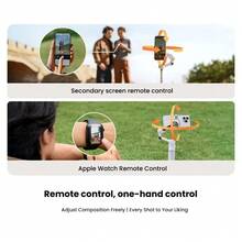 Insta360 Estabilizador de smartphone Gimbal Flow 2 Pro | Estabilización de 3 ejes y anti-sacudidas | Esencial para vlogging y transmisión en vivo | Control de gestos y seguimiento de IA, blanco, 100% nuevo, solo activado - Blanco - Ver 5