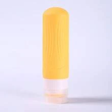 1pc Silicone Travel Refillable Bottle, Portable 90ml Containers For Shampoo, Body Wash, Lotion