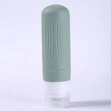 1pc Silicone Travel Refillable Bottle, Portable 90ml Containers For Shampoo, Body Wash, Lotion