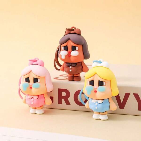 Bestselling Crying Doll Keychain, Cute Cartoon Plush Key Chain, Fashionable Gift, Bag Pendant