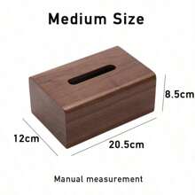 Portarotolo in legno massiccio, scatola porta fazzoletti per soggiorno in noce, contenitore da tavolo da scrivania, portaoggetti per bagno, accessori per la casa, decorazione, portafazzoletti, porta tovaglioli, per feste in famiglia, decorazione da tavolo da cucina