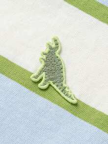 mini bala Boys' Cooling Tank Top – Soft Breathable Sleeveless Tank For Summer Innerwear - White and Blue - View 7