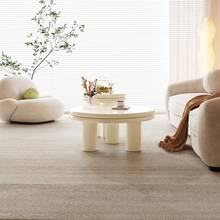 Guyii Modern Nesting Coffee Table, Round Coffee Table Set With Dual-Layered Table Tops, Cream White 2 In 1 Living Room End Table For Bedroom, Office, Small Spaces, Easy To Assemble - White - View 4