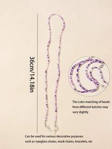 1PC/5PCS Bohemian Kids Eyewear Chain | Adjustable Multi-Functional Mask Lanyard & Bracelet (Vibrant Colors) | Stylish Children's Accessories For Girls,Children Glasses Anti Slip Rope,Glasses Strap, Prevents Glasses From Falling Off