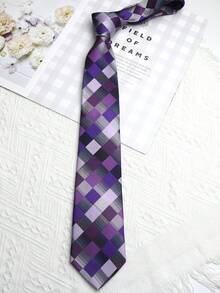 1pc Unisex Casual Polyester Plaid Bow Tie, Suitable For All Seasons - Multicolor - View 13