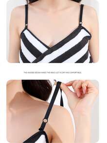 1PC Sexy Suspender Bath Towel, Adjustable Shoulder Strap, Can Wear Absorbent Quick Drying Bath Towel, Long Shower Pajamas, Wrapped Women's Towel Dress Bath Towel Back To School