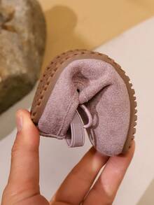 New Girls Bow Decor Comfortable Soft Bottom Slip-On Shoes, Cute Casual Shoes Suitable For Spring & Summer