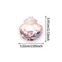 50 Pezzi Adesivi In Vetro Trasparenti, Adesivi A Tema Carino E Cartoonesco, Impermeabili Nello Stile INS, Ideali Per Artigianato Fai-Da-Te, Album Fotografici, Computer, Bottiglie D'acqua E Decorazioni Per Libri, Forniture Scolastiche, Rientro A Scuola