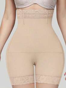 1 Pieza Pantalones cortos moldeadores de alta cintura para levantar el trasero de mujer, Faja colombiana, Control de abdomen, Ropa interior moldeadora de alta cintura, Leggings, Uso diario clásico