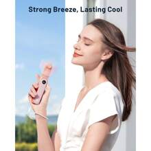 TFFFPortable Handheld Mini Fan With LED Display 3in1 Personal Foldable USB Rechargeable Hand Held Fan And Flashlight For Travel Lash Eyelash Cute Small Pocket For Women Girls