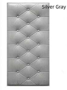 10 件防撞床头板软垫 3D 墙贴自粘泡沫墙贴儿童房榻榻米垫墙面装饰房间装饰墙纸个性贴纸