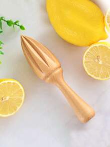 1 pièce Presse-citron manuel, presse-agrumes en bois massif, outil de pressage des agrumes en hêtre pour la cuisine et la cuisson