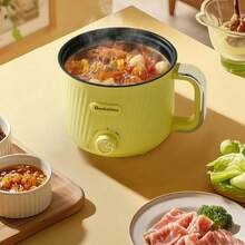 RAF 便携式电煮锅，电蒸锅，多功能锅，适合1-3人使用，使用方便，蒸煮一体，不粘锅，可煮鸡肉、面条、米饭、粥、火锅、蒸鸡蛋、包子等各种食物，必备多功能锅 - 美規A型插(110-127V) - 查看 11