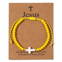 Cross Bracelet Boho Beaded Weaving Bracelet, Fashionable Jewelry Bracelet, Perfect Gift For Friends, Relatives, Mother's Day, Suitable For Daily Wear, Spring - Multicolor - View 13
