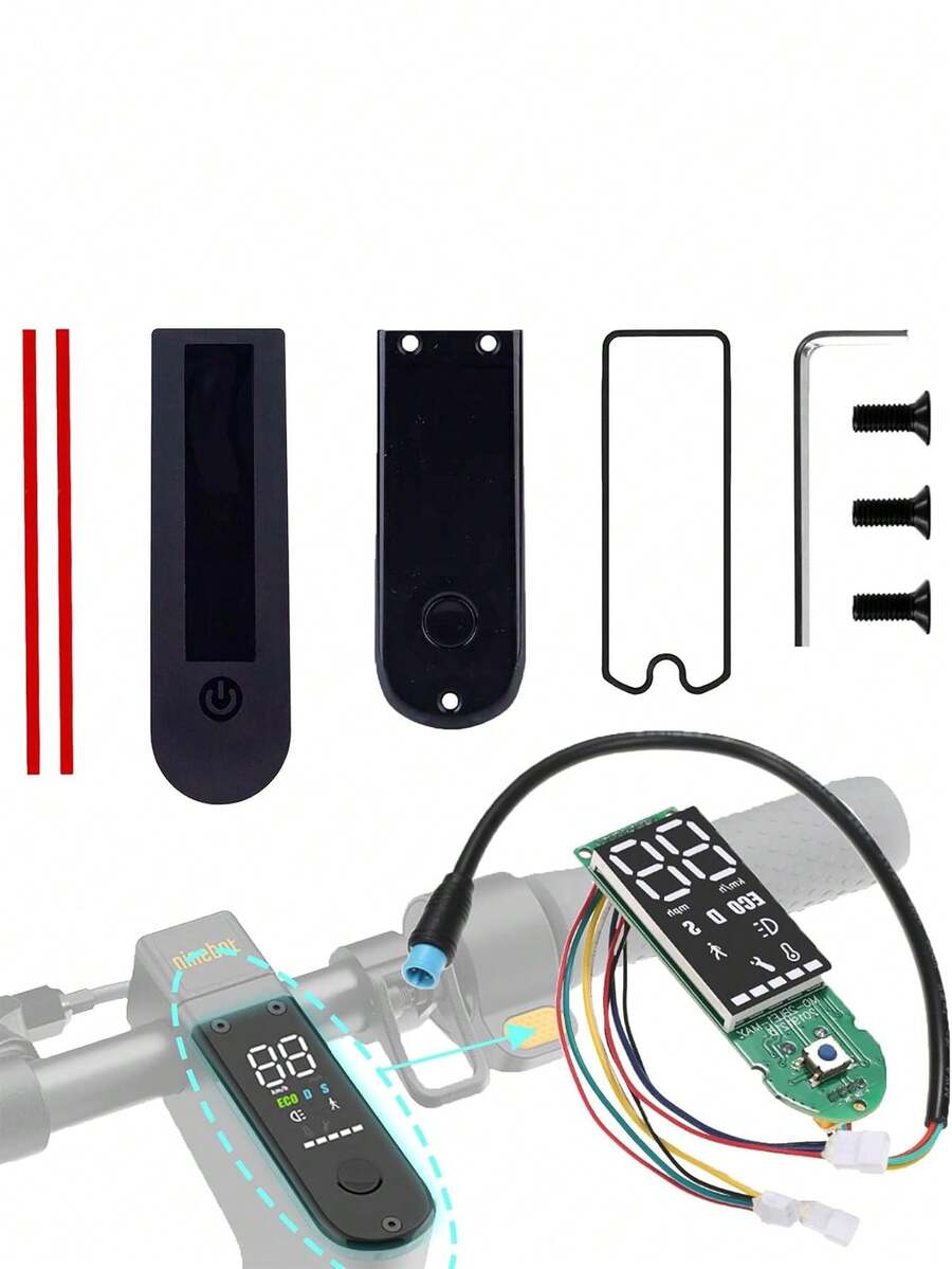 GLDYTIMES Max G30P Dashboard Circuit Board With Waterproof Cover/Controller Control Board Fit For Original Segway Ninebot Max G30P Electric Scooter