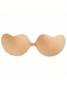 1Pc Invisible Strapless Self - Adhesive Push - Up Bra, Breathable Breast Sticky Nipple Covers | For Backless Dresses