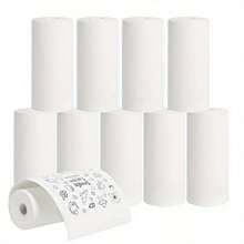 Thermal Paper Till Rolls 57 X 25 For Mini Thermal Printer Cash Register POS Receipt Inkl Print Black And White Paper Corel 10 Rolls
