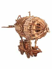 Puzzle drewniane 3D, zestawy modeli sterowców dla dorosłych, zestaw do budowy modeli, łamigłówka dla dorosłych do budowy rękodzieła mechanicznego