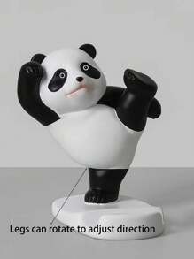 1 szt. Uroczy i wytrzymały uchwyt na tablet i telefon w kształcie pandy, antypoślizgowy i zmywalny