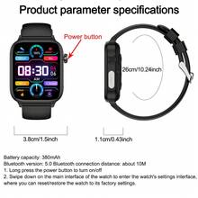 KENPANG 2025新款男女通用智能手表，配备1.96英寸（4.97厘米）高清全触控屏幕，支持无线通话、智能语音助手、心率、血脂、尿酸、心电图+光电容积脉搏波描记法、女性月经健康追踪以及全天候健康监测，兼容安卓和iOS系统。 - 彩色 - 查看 12