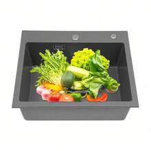 YUNRUX Kitchen Sinks - Grey - View 7