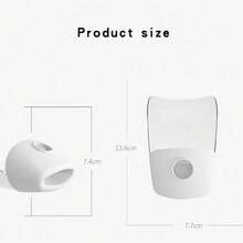 1pc [Baby Hand Washing Helper] Cartoon Faucet Extender For Kids, Sink Tap Extender For Hand-Washing - White - View 2