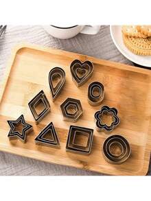 30 件套饼干切刀套装、迷你饼干切刀套装、家用饼干切刀、面团切刀、蛋糕皮切刀和水果切刀