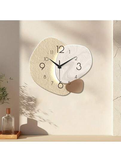 1PC Home ation Wand Klok 12 16 Inch Non Ticking Stone Running Battery Powered Silent Living Rooms, Bedrooms, Kitchens, Offices, Classrooms Schools Back To School Room Supplies