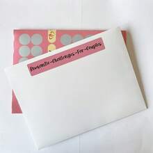 Valentine's Day Gift, 100 Spots Scratch Off Poster, Date Night Challenge Scratch Card, Couples Gift With Envelope School Supplies,Back To School